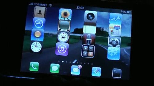 Obracanie pulpitów iPhone'a 1