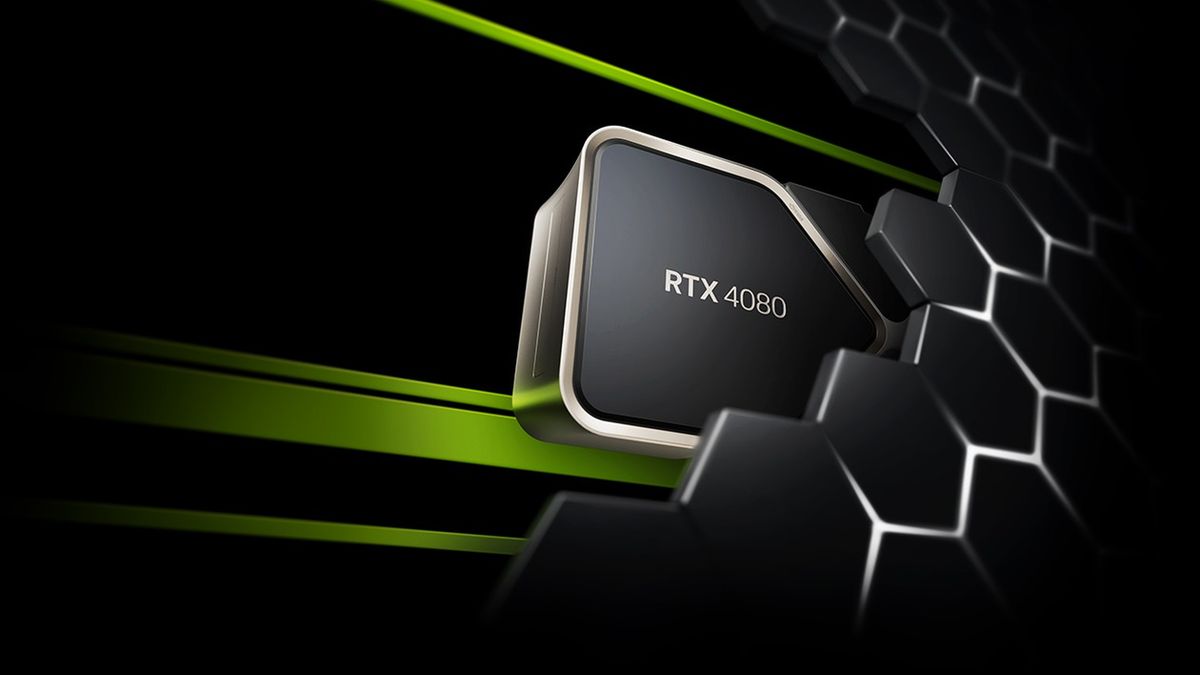 Karta graficzna GeForce RTX 4080.