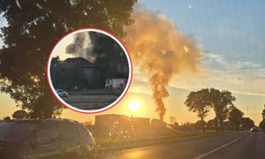Słup dymu widoczny z 30 km. Tragiczny pożar. Strażacy znaleźli ciało