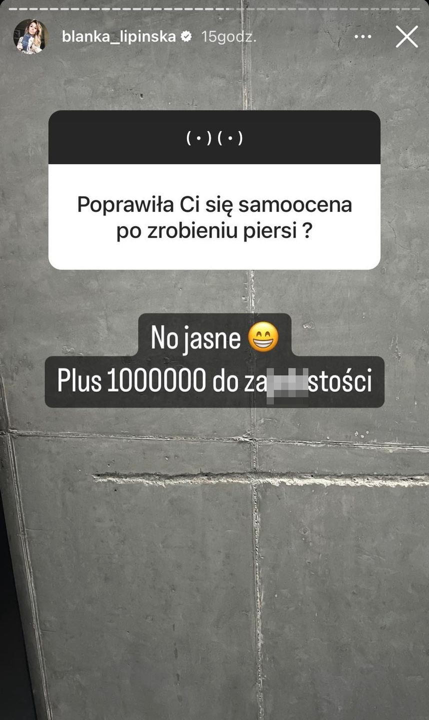 InstaStories Lipińskiej