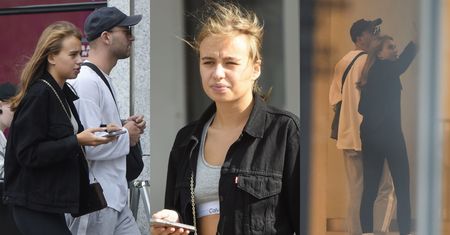 Oliwia Bieniuk grymasi w drodze na trening z Michałem Bartkiewiczem i torebką za 4,5 TYSIĄCA ZŁOTYCH (ZDJĘCIA)