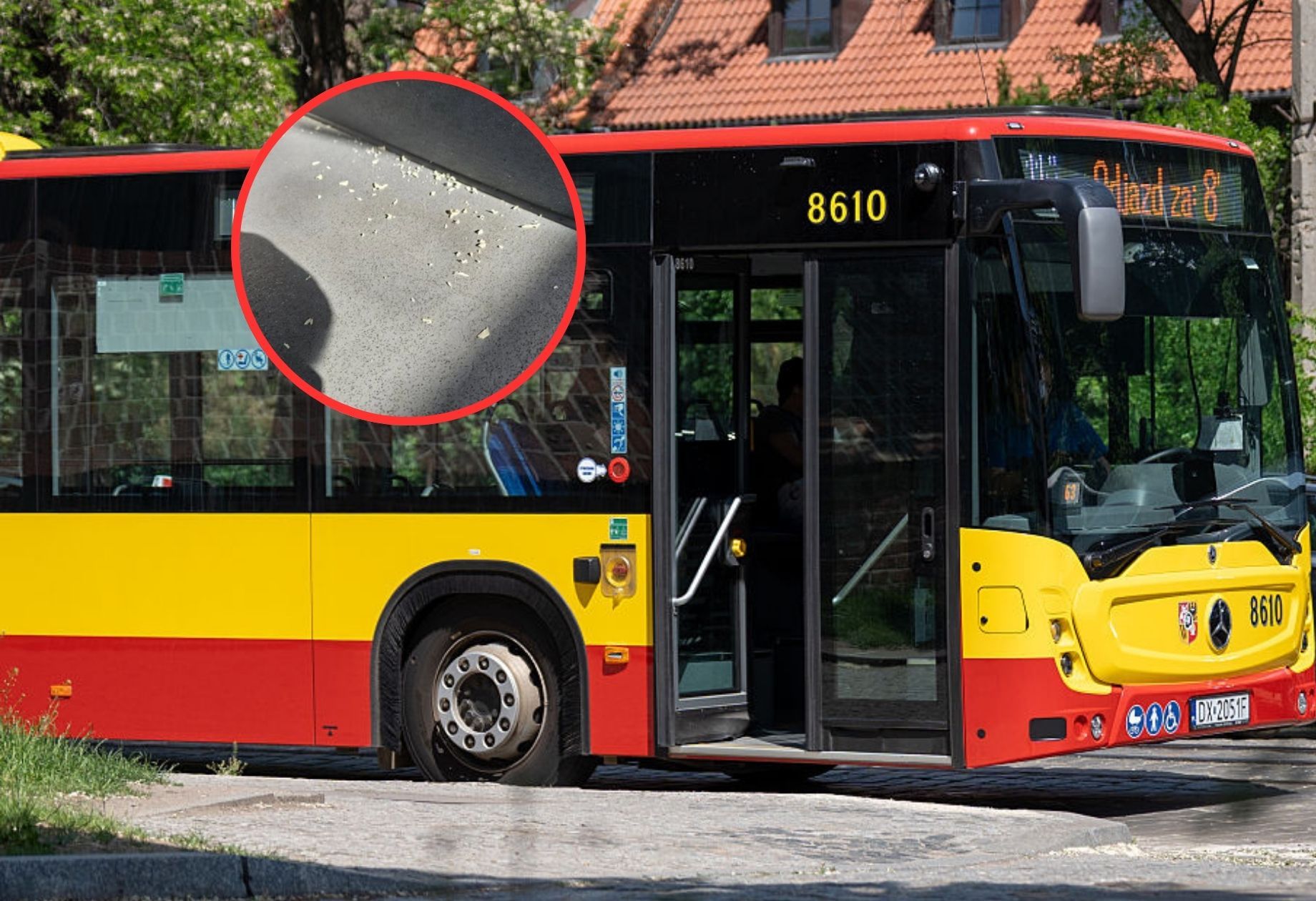 Kierowca autobusu w Warszawie: pasażerka robiła pedicure na siedzeniu