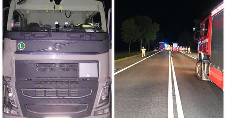 Tragiczny wypadek na DK-2. 23-latek zginął pod kołami ciężarówki