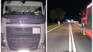 Tragiczny wypadek na DK-2. 23-latek zginął pod kołami ciężarówki