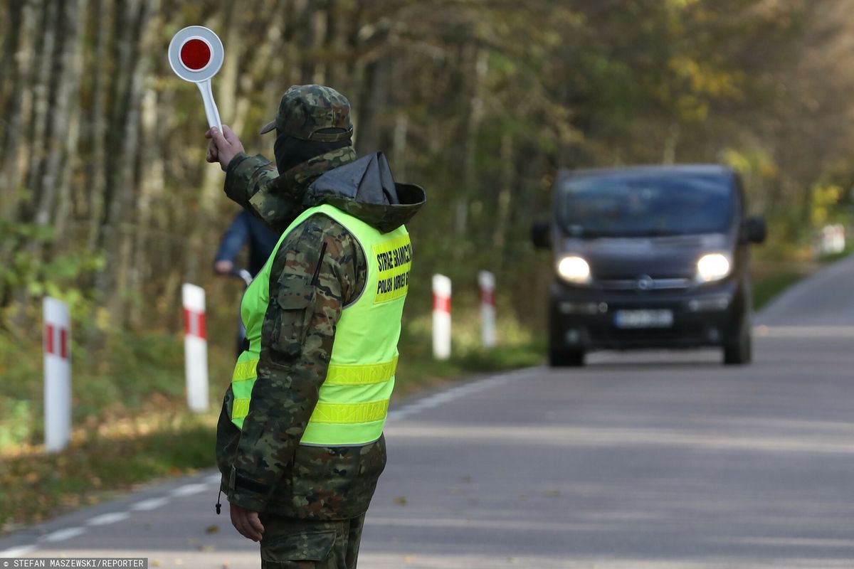 Działania Straży Granicznej na granicy polsko-białoruskiej 