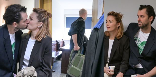 Nowy ukochany wspiera Katarzynę Wajdę podczas jej rozprawy rozwodowej z (prawie) byłym mężem (ZDJĘCIA)