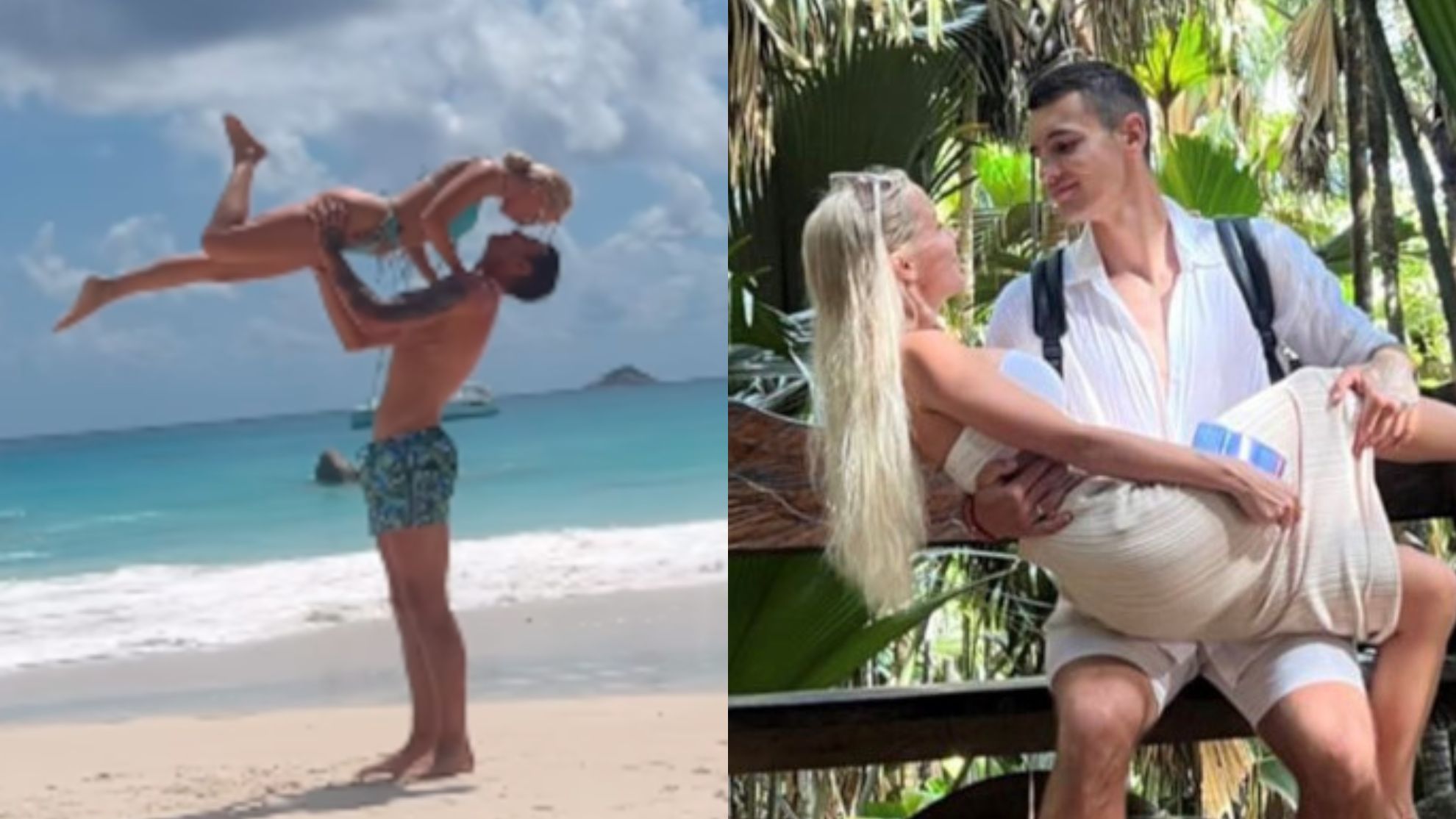 Jakub Kiwior i Claudia Kowalczyk dokazują na podróży poślubnej