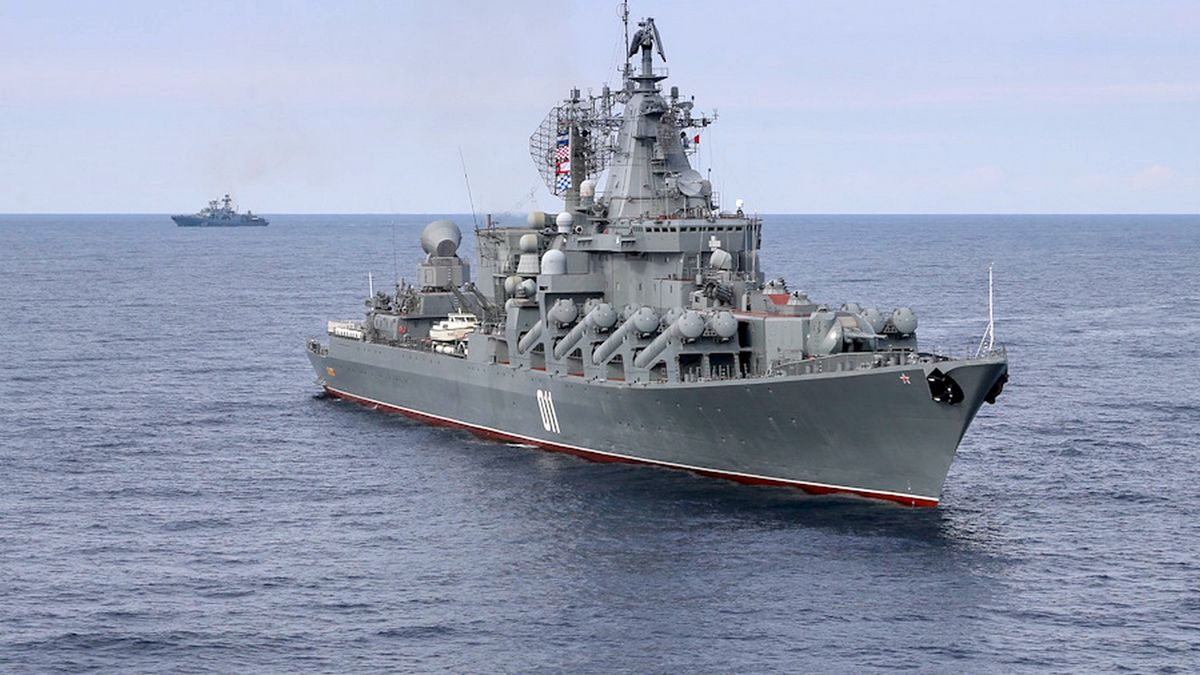 Na morze wpłynął m.in. krążownik rakietowy Wariag