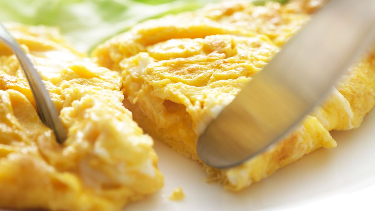 Omlet bazuje na jajkach