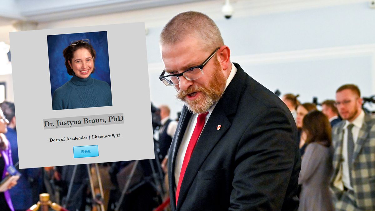 Siostra Grzegorza Brauna postawiła na karierę naukową w USA