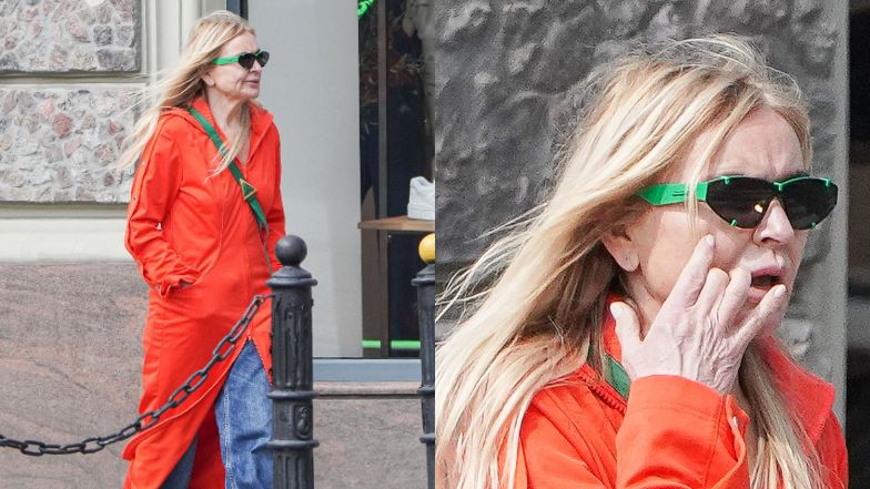 Monika Olejnik przyłapana przez paparazzi
