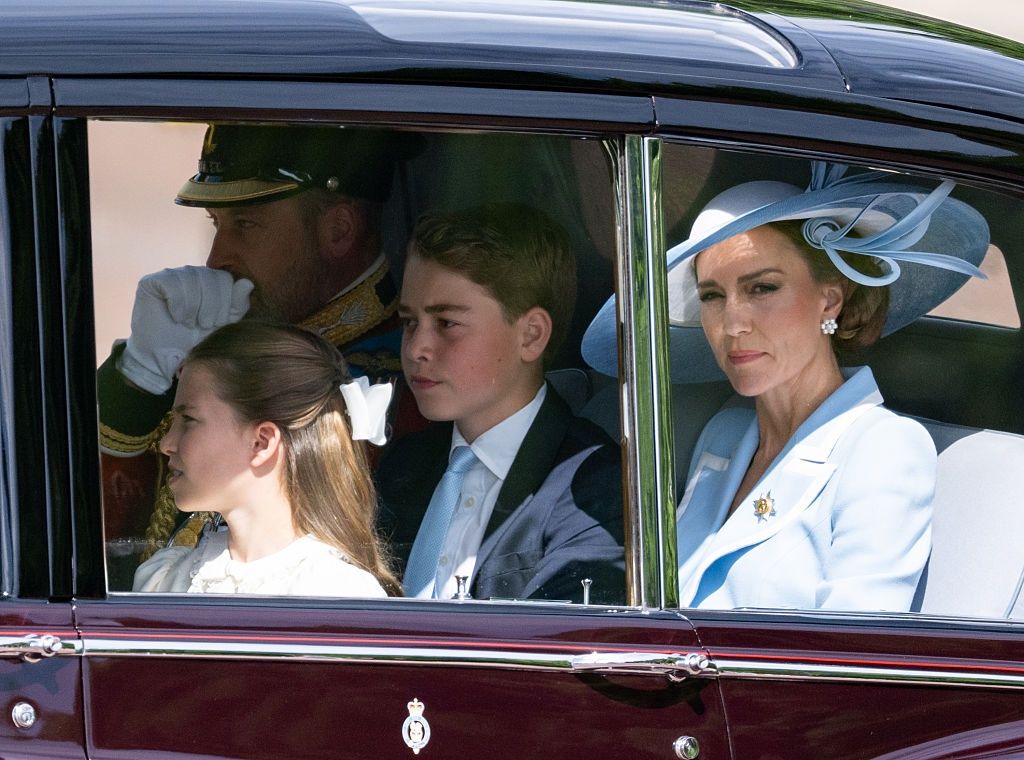 Księżna Kate i książę William na paradzie Trooping the Colour 