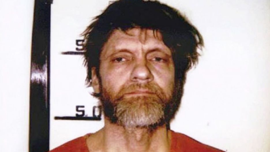 Theodore Kaczynski w 1996 roku, po aresztowaniu