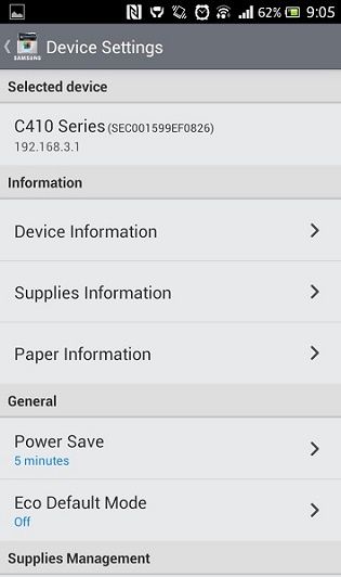Samsung Mobile Print 5