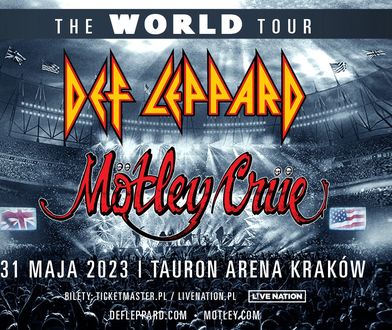 Def Leppard and Mötley Crüe ogłaszają "The World Tour" w wyniku ogromnego sukcesu trasy na stadionach w Ameryce Północnej
