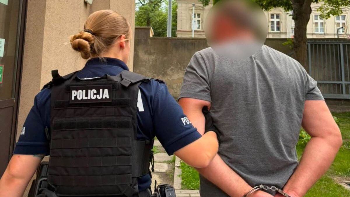 Mężczyzna zatrzymany przez policję