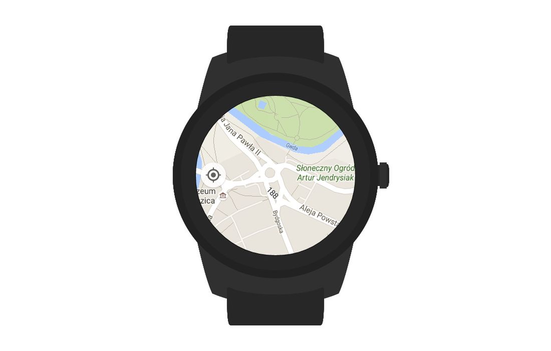 Mapy Google na Androidzie Wear