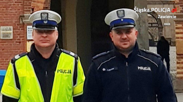 Dwulatka pod policyjną eskortą trafiła do szybko i bezpiecznie do szpitala