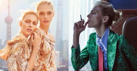 Anja Rubik i Sasha Pivovarova na okładce "Vogue'a"!
