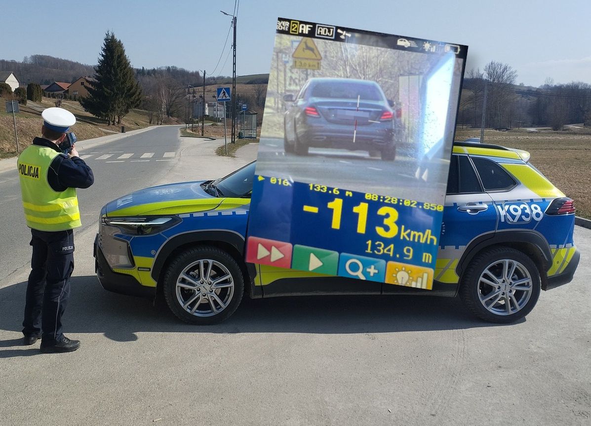 Ujemne prędkości na "suszarkach". Policja zatrzymuje prawa jazdy