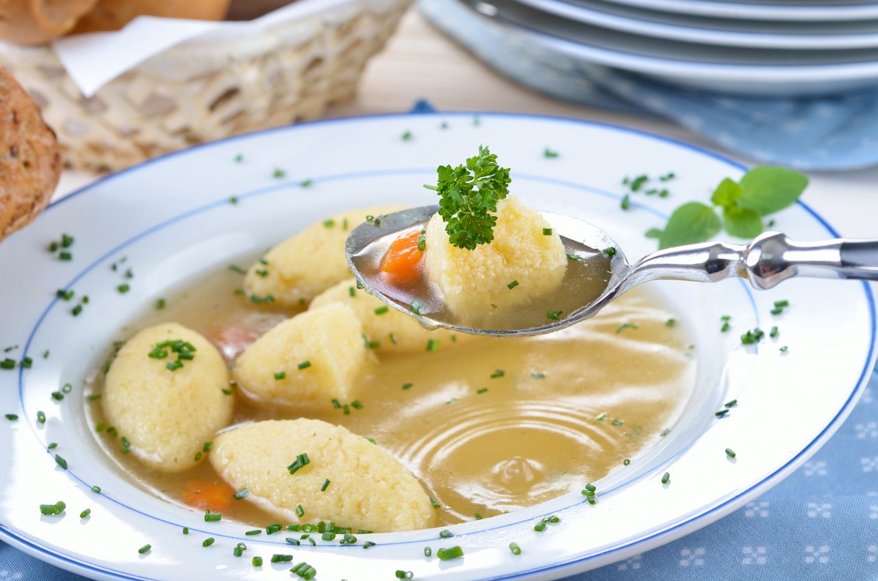 Semolina dumplings will also work well in soups.