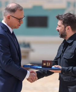 Duda żegna się z Zełenskim. Dostał order