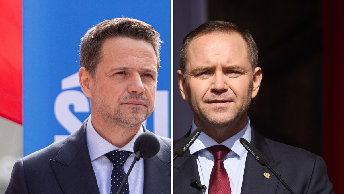 Rafał Trzaskowski i Karol Nawrocki