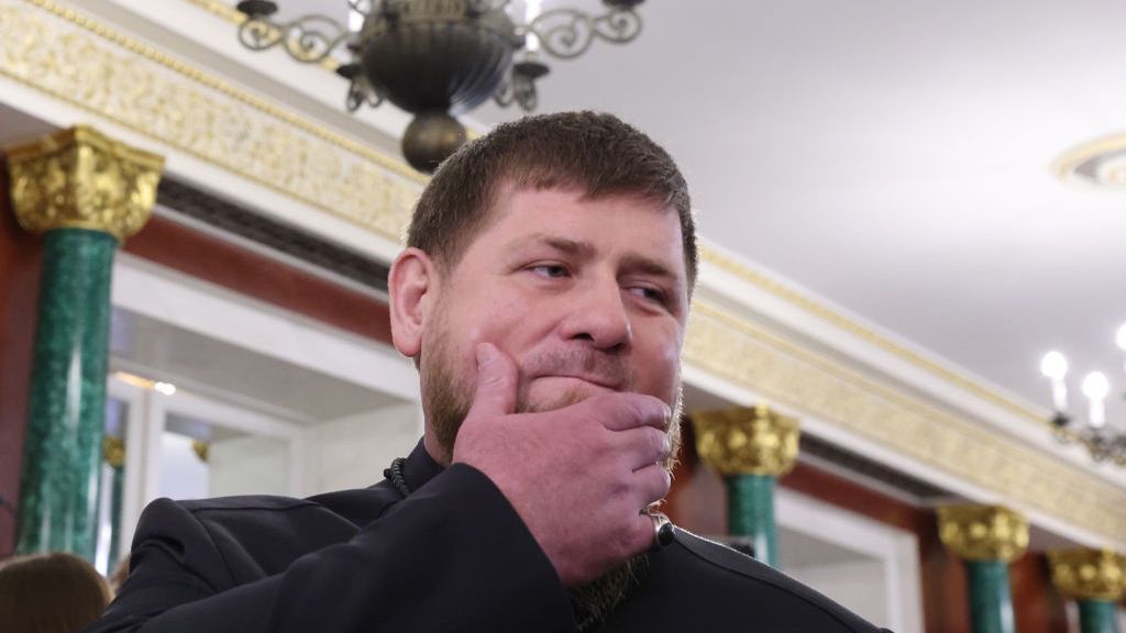 Putin Inaugurated For New Presidential Term
MOSCOW, RUSSIA - MAY 07:  (RUSSIA OUT) Russian politician, Chechen Republic Head Ramzan Kadyrov reacts in the hall after President Putin's inauguratiom at the Grand Kremlin Palace,  May 7, 2024, in Moscow, Russia. Putin has been inaugurated for a 5th term. (Photo by Contributor/Getty Images)
Contributor