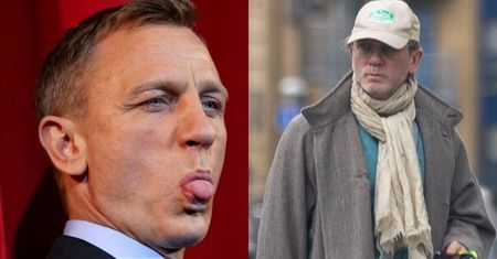 Wystylizowany Daniel Craig spaceruje ulicami Londynu. Po wizerunku Jamesa Bonda nie ma już śladu