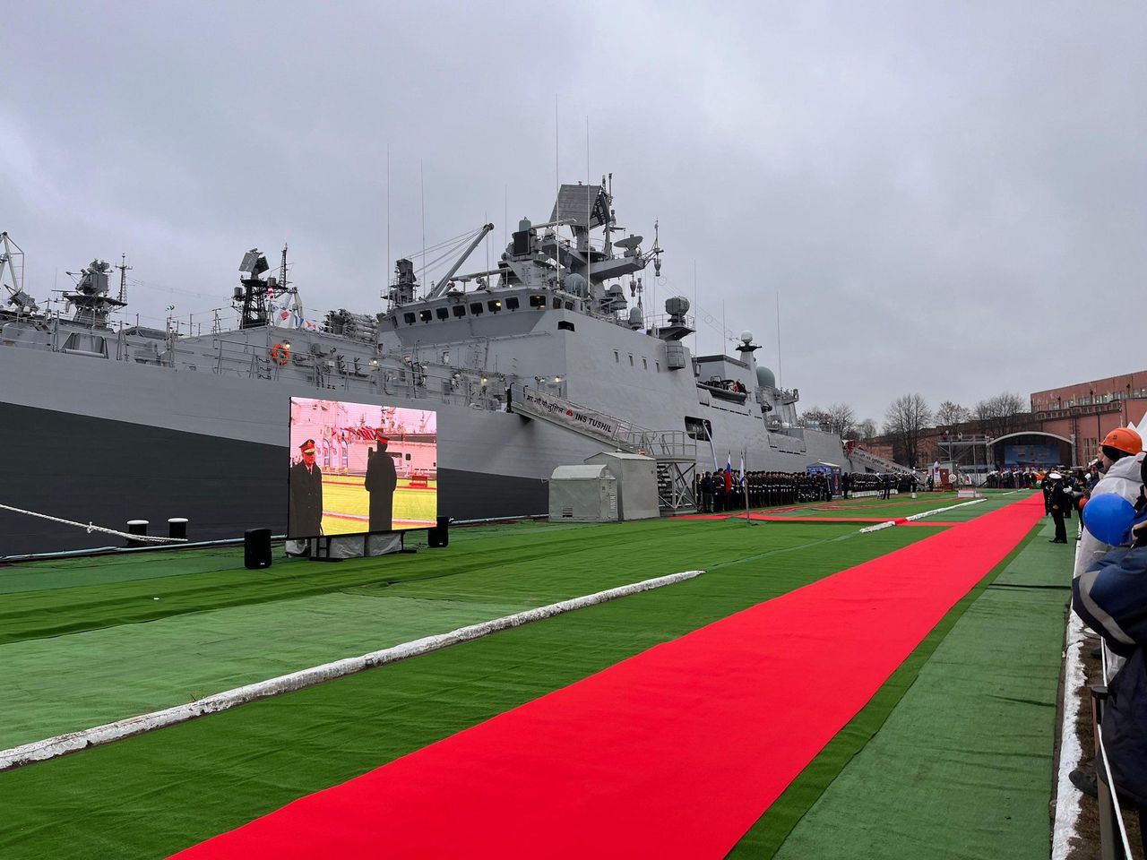 India commissions INS Tushil, a symbol of naval collaboration