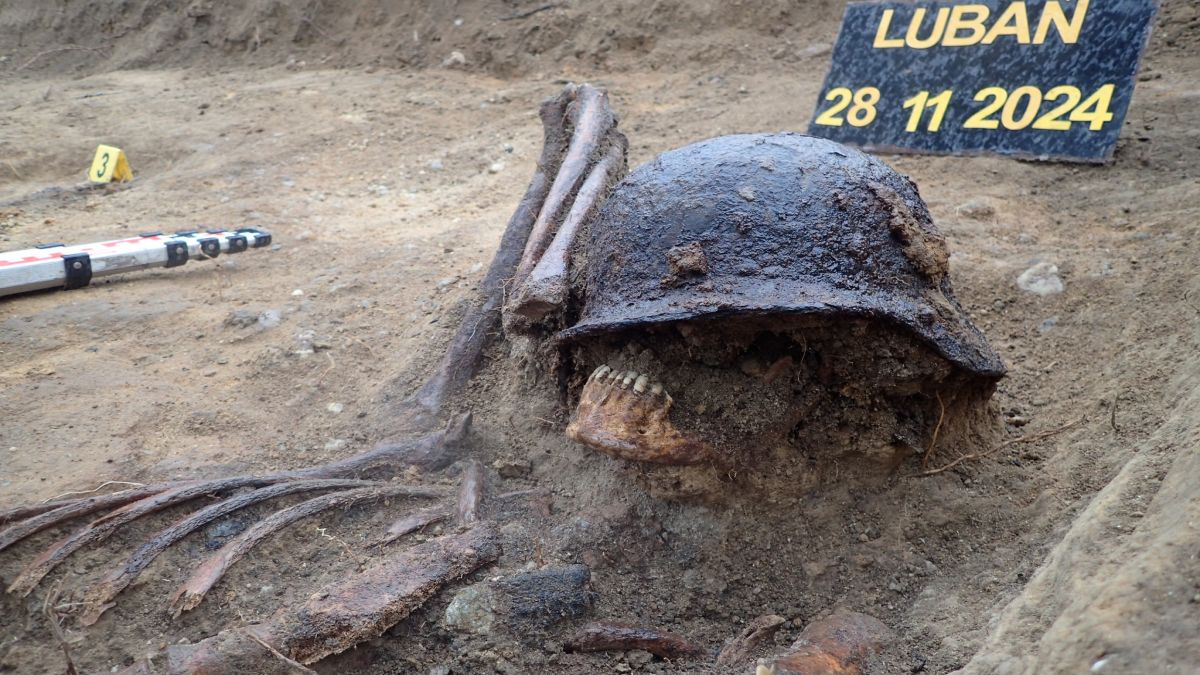 Szczątki niemieckich żołnierzy na Dolnym Śląsku