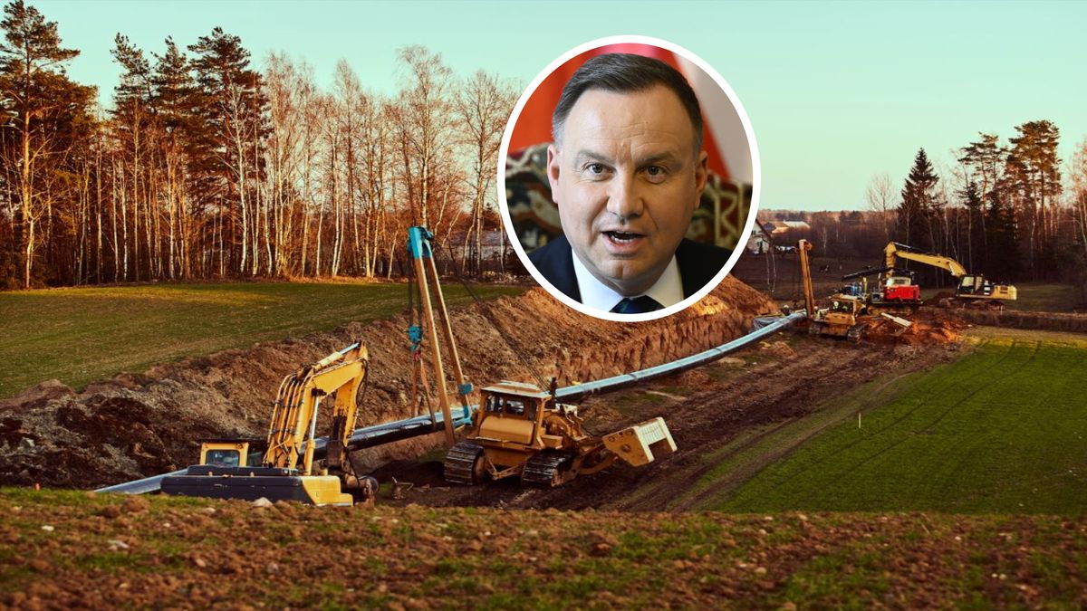 Andrzej Duda gazociąg Litwa