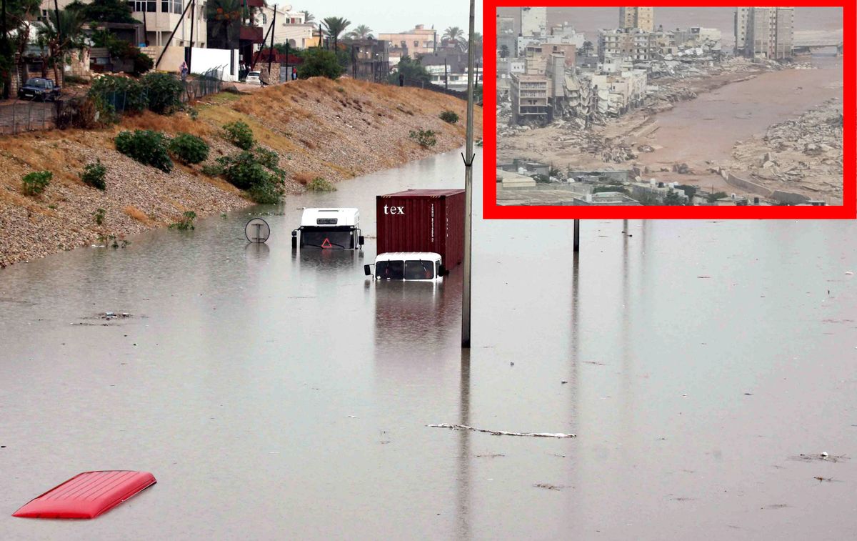 Huragan Daniel spowodował katastrofę w Libii