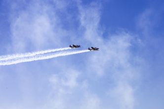 Superkomórka burzowa uziemiła samoloty i samochody. Ważne pokazy lotnicze z problemami