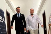 Łukasz Mejza i Daniel Zwierzyński, fot. x.com/LepkowskaGolas