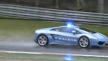 Policyjne Lamborghini Gallardo