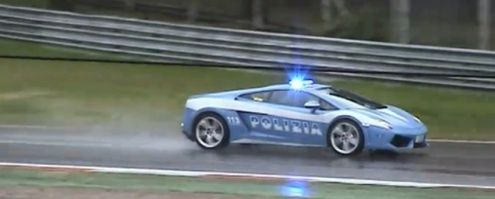 Policyjne Lamborghini na torze Monza! [wideo]