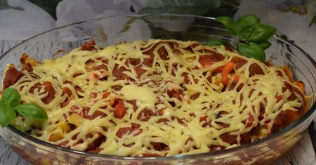 Zapiekane kotlety mielone z papryką