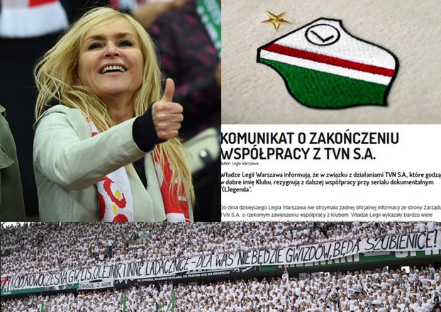 Legia odpowiada TVN-owi: "TO MY REZYGNUJEMY ze współpracy z TVN-em przy serialu!"