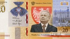 "Brak słów". Mucha o banknocie z Kaczyńskim