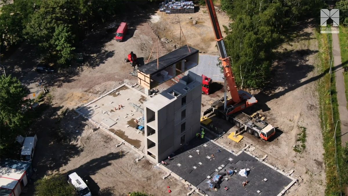 Modułowy dom w Mysłowicach