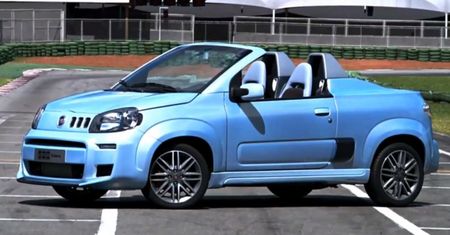 Fiat Uno Cabrio concept - mały wojownik na lato [wideo]