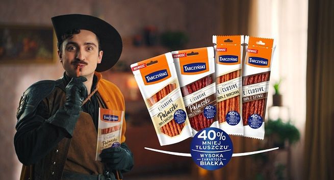 Muszkieterowie znów reklamują kabanosy Tarczyński