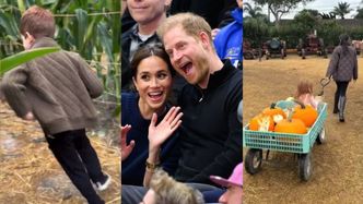 Harry i Meghan dokazują na farmie dyń z 6-letnim Archiem i 4-letnią Lilibet. Rodzina idealna?