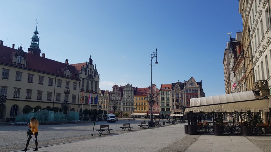 Wrocław Rynek Wrocław ogródki gastronomiczne