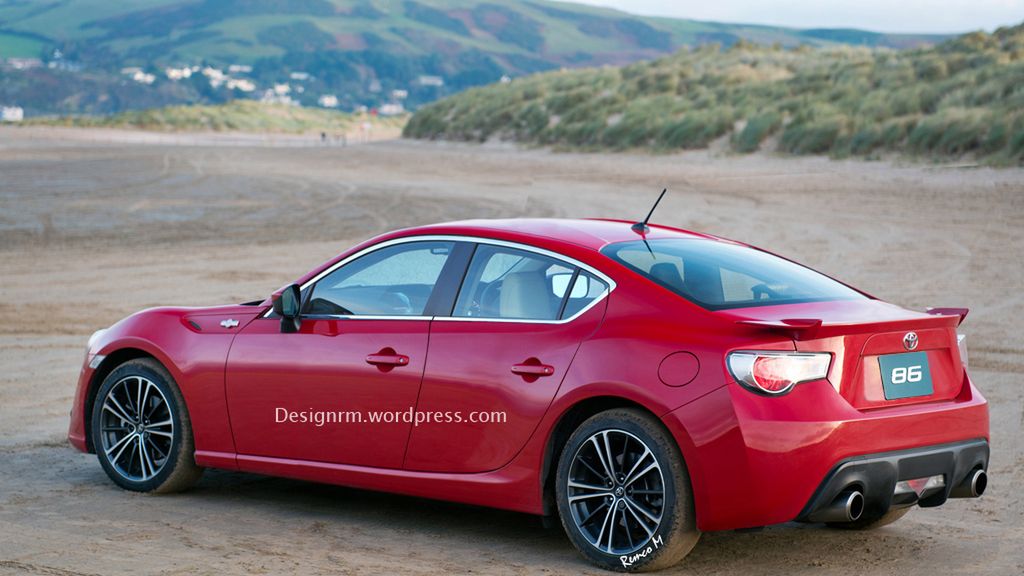 Toyota GT 86 Sedan - wizualizacja