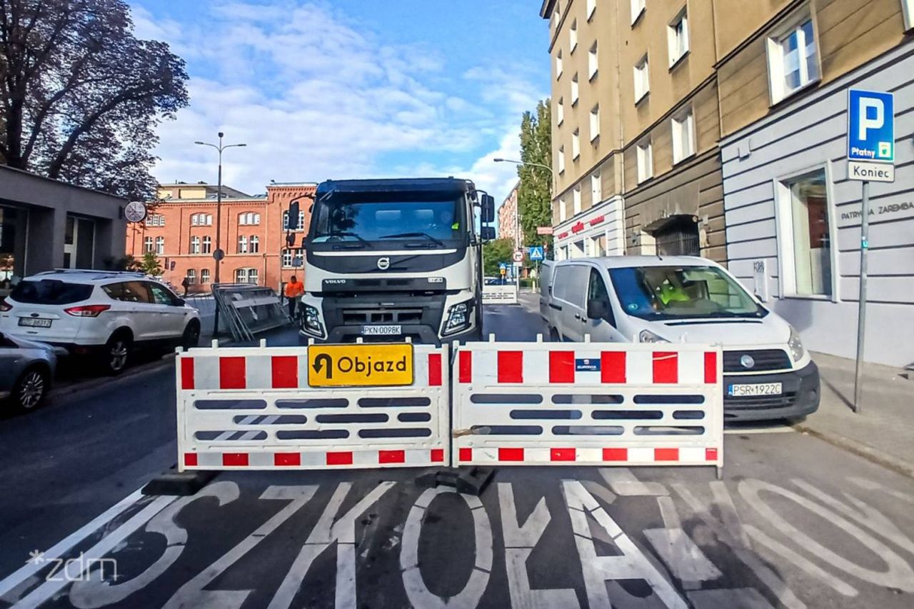 Poznań: Awaria na ul. Ogrodowej. Usuwanie potrwa kilka dni