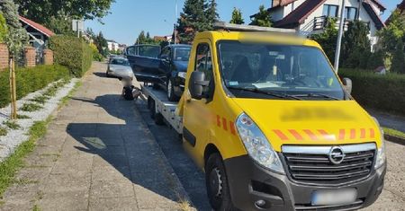 Pijany kierowca lawety. Nie wiedział, że przyjechał po auto policjanta