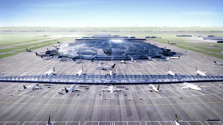 Wizualizacja Centralnego Portu Komunikacyjnego, który obejmie m.in. Port Solidarność