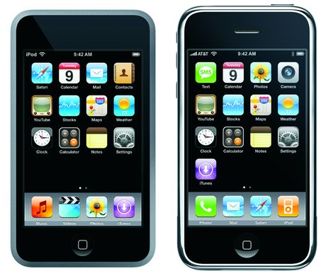 Apple iPhone 16GB i iPod touch 32GB 1